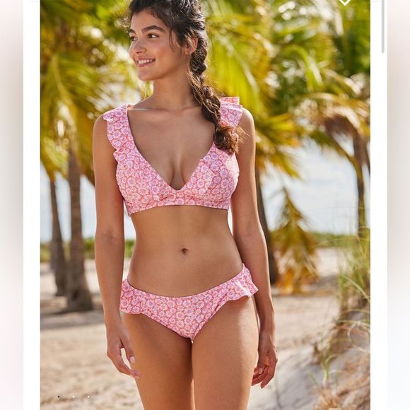 Altar'd State Other - 🌿NWT•Altar’d State Swim•Ruffled•Classic Cut •Floral•Bikini Bottom•Size XL